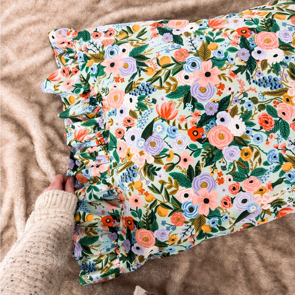 Rifle Paper Co Floral Pillowcase Cover
